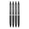 Uni-Ball Gel Pen 207 Plus+, Retractable, Medium 0.7 mm, Black Ink, Black Barrel, 4PK 70460 - alternate 6